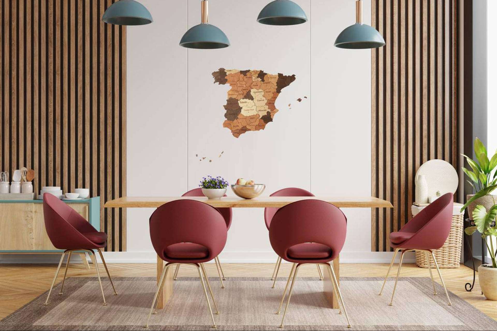 Regalos de Madera: el mapa de España en madera elaborado por la empresa se convierte en el regalo ideal de la temporada