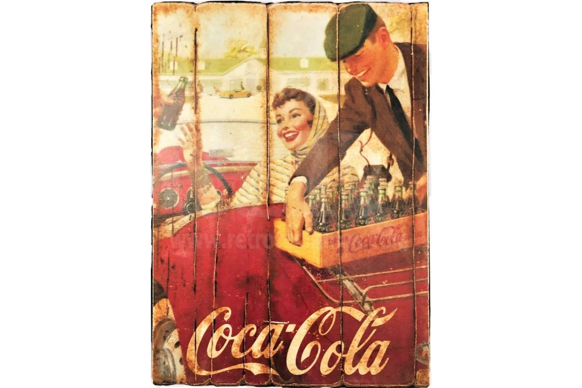 RetroReclamos: cuadros de madera vintage con motivos publicitarios históricos