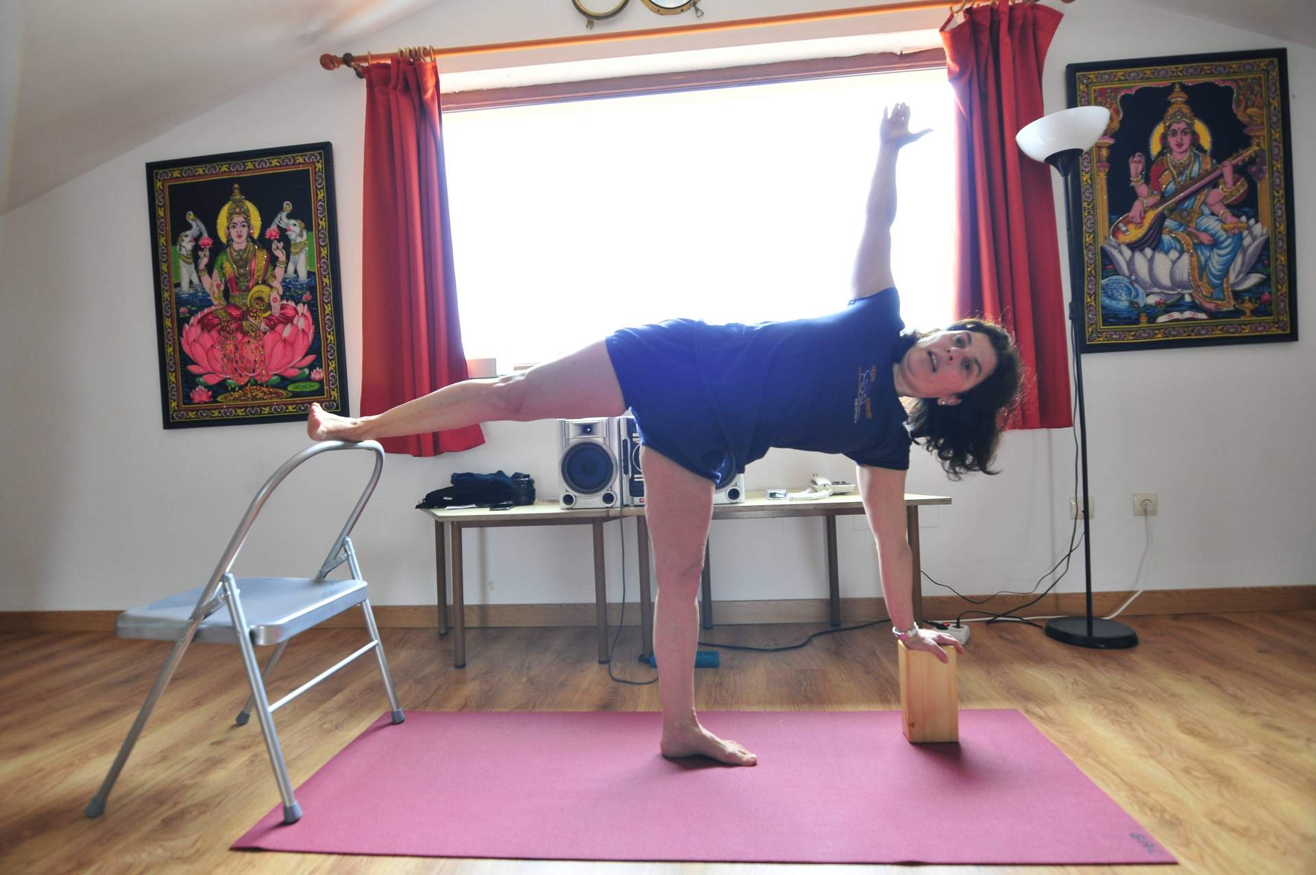 El centro Yoga Albahaca ofrece clases para mejorar el estado físico