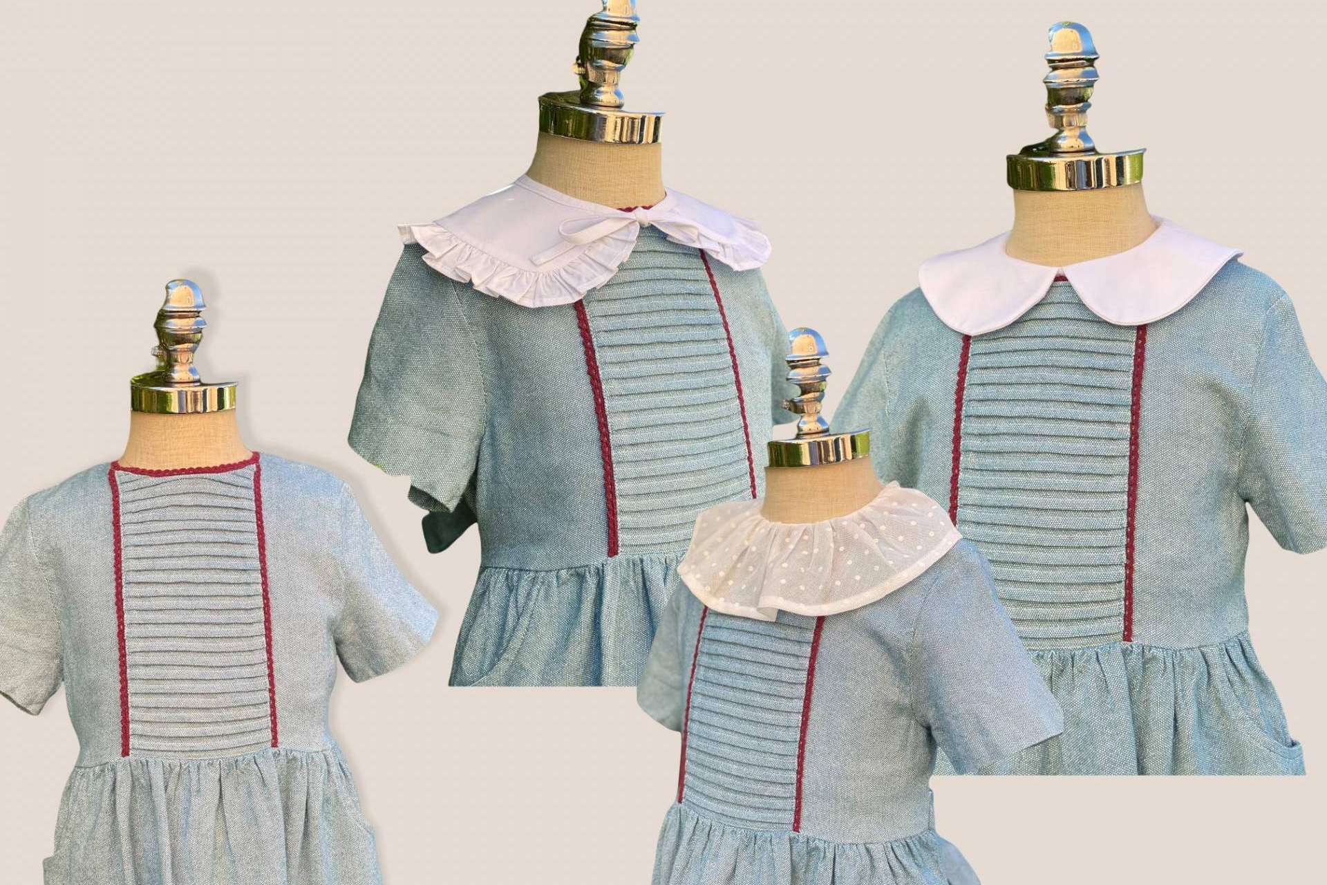 VinicaMoon: adornar las camisas de los hijos con los cuellos infantiles
