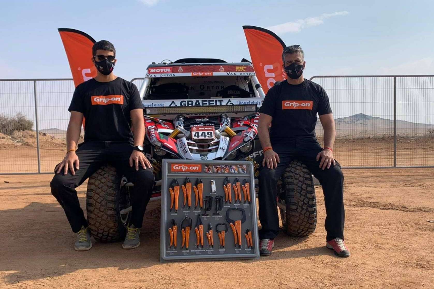 Grip-On, abrasivos WinnerFlex y patrocinio en Dakar 2022