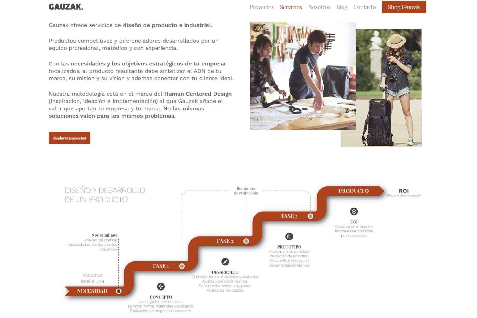 La empresa española de diseño industrial, Gauzak, ayuda a emprendedores a idear y fabricar sus nuevos productos