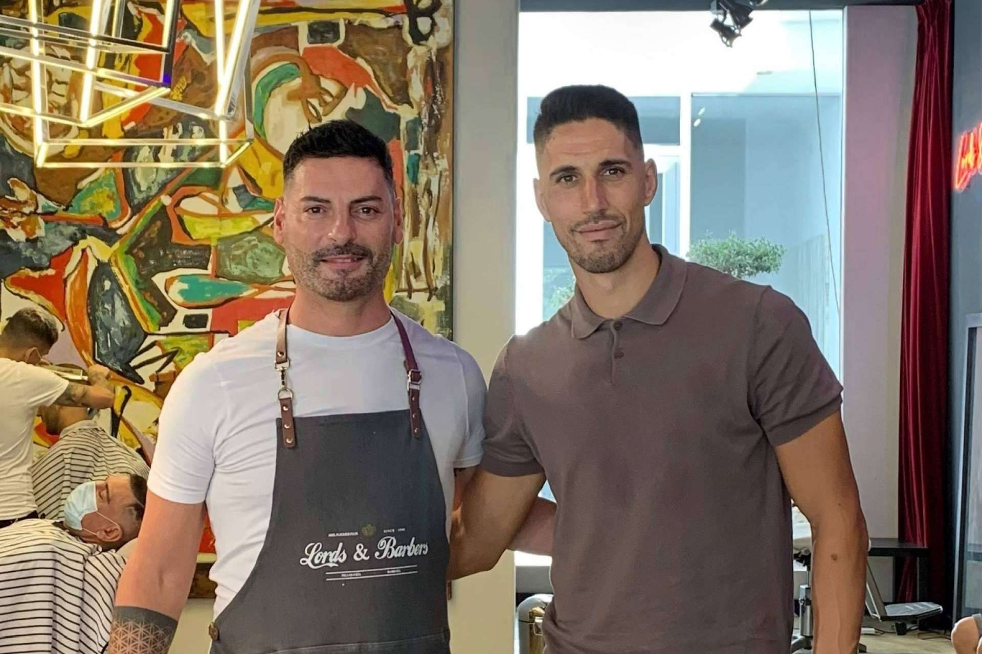 Lords & Barbers, la peluquería a la que han acudido algunos de los jugadores de fútbol que han marcado tendencia
