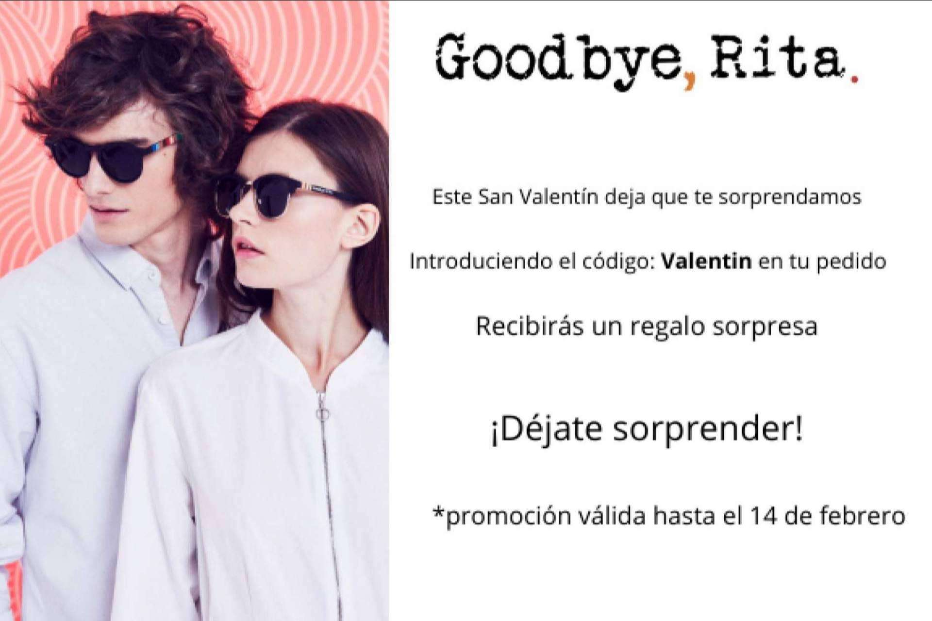 La nueva línea de gafas de sol de Goodbye, Rita es ideal para sorprender a la pareja en San Valentín