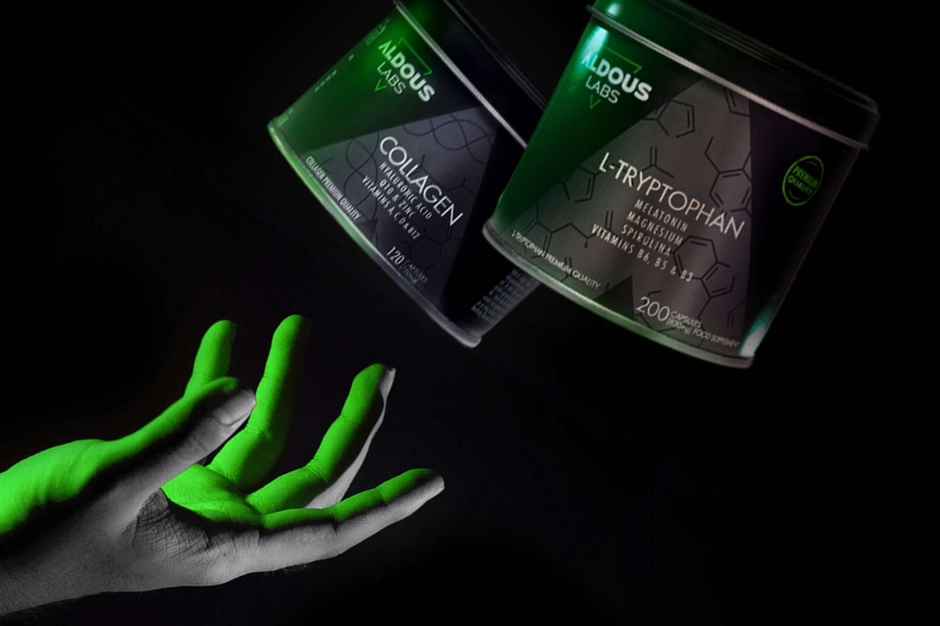 Colágeno y Triptófano con Melatonina, los nuevos productos de éxito de Aldous Bio