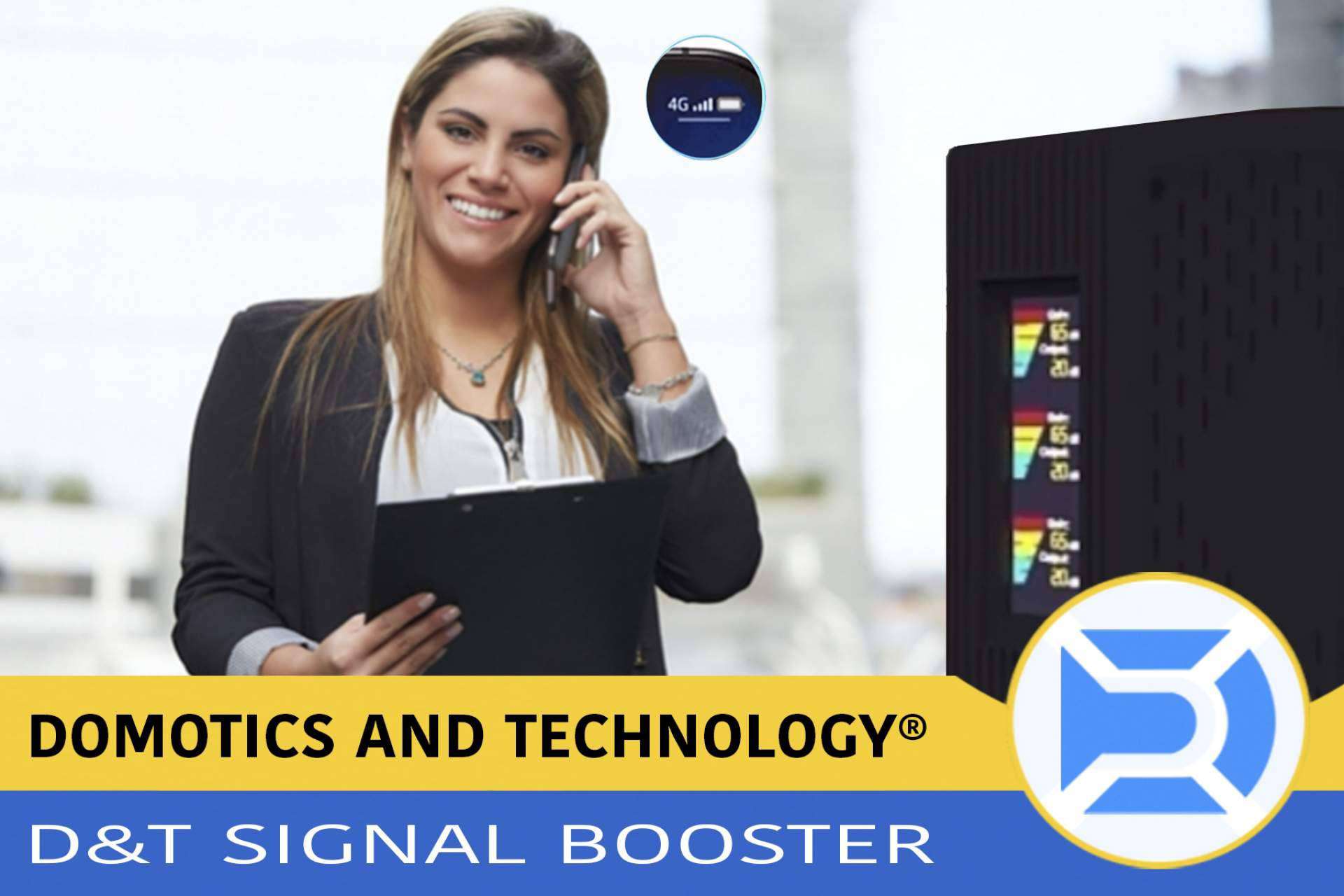 El D&T Signal Booster de Domotics and Technology permite optimizar la señal a las empresas
