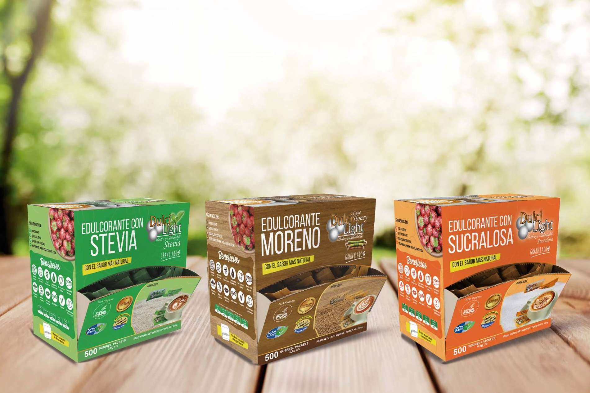 Los Edulcorantes Zero Dulcilight están fabricados por la empresa Edulcodiet SL y tienen un sabor natural