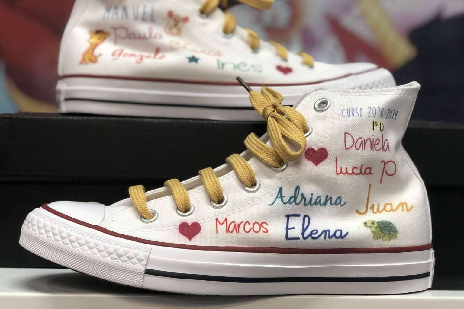 Las zapatillas personalizadas de AMM Aerografía