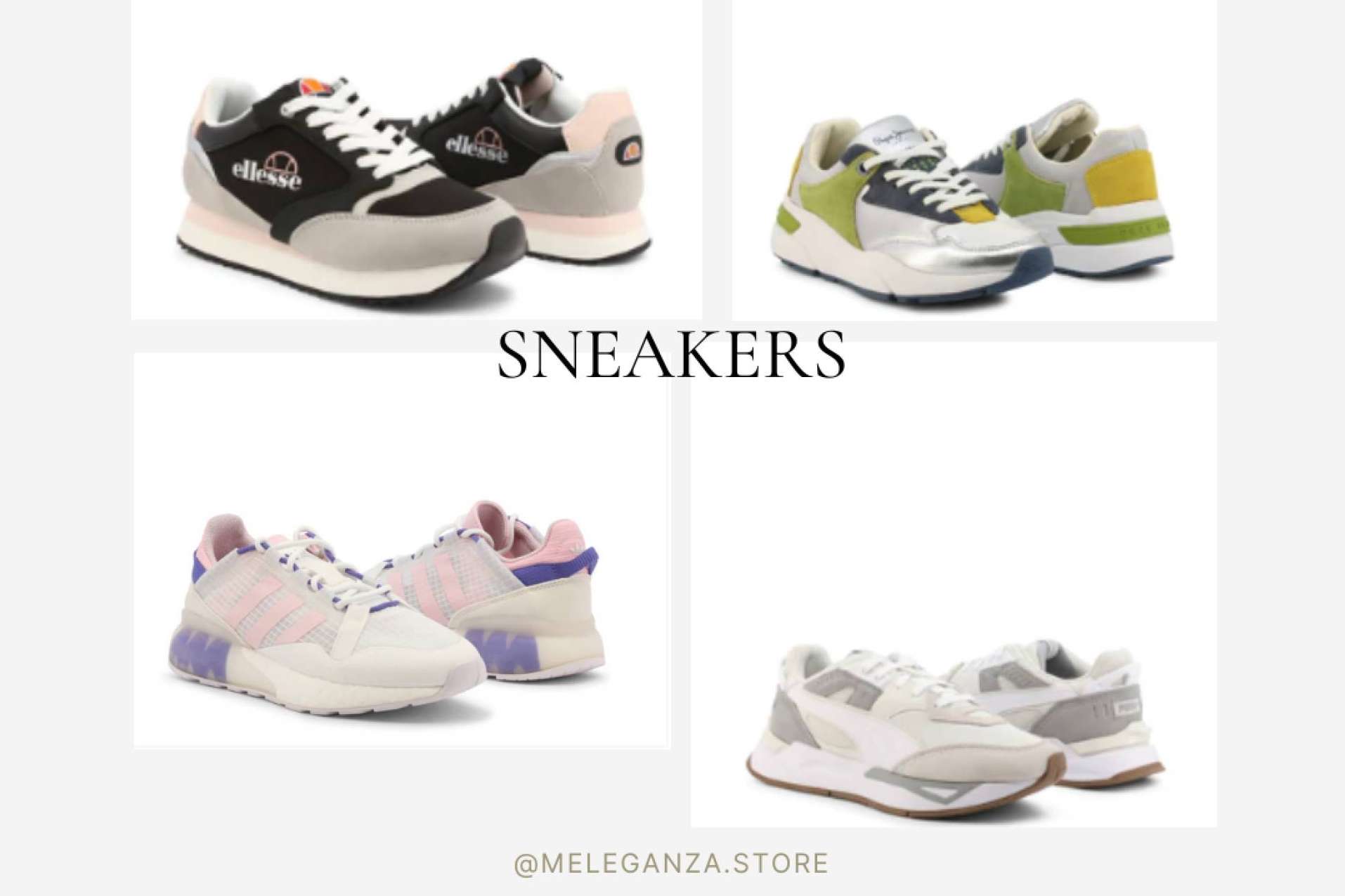 Sneakers para seguir las tendencias de la temporada, con Meleganza