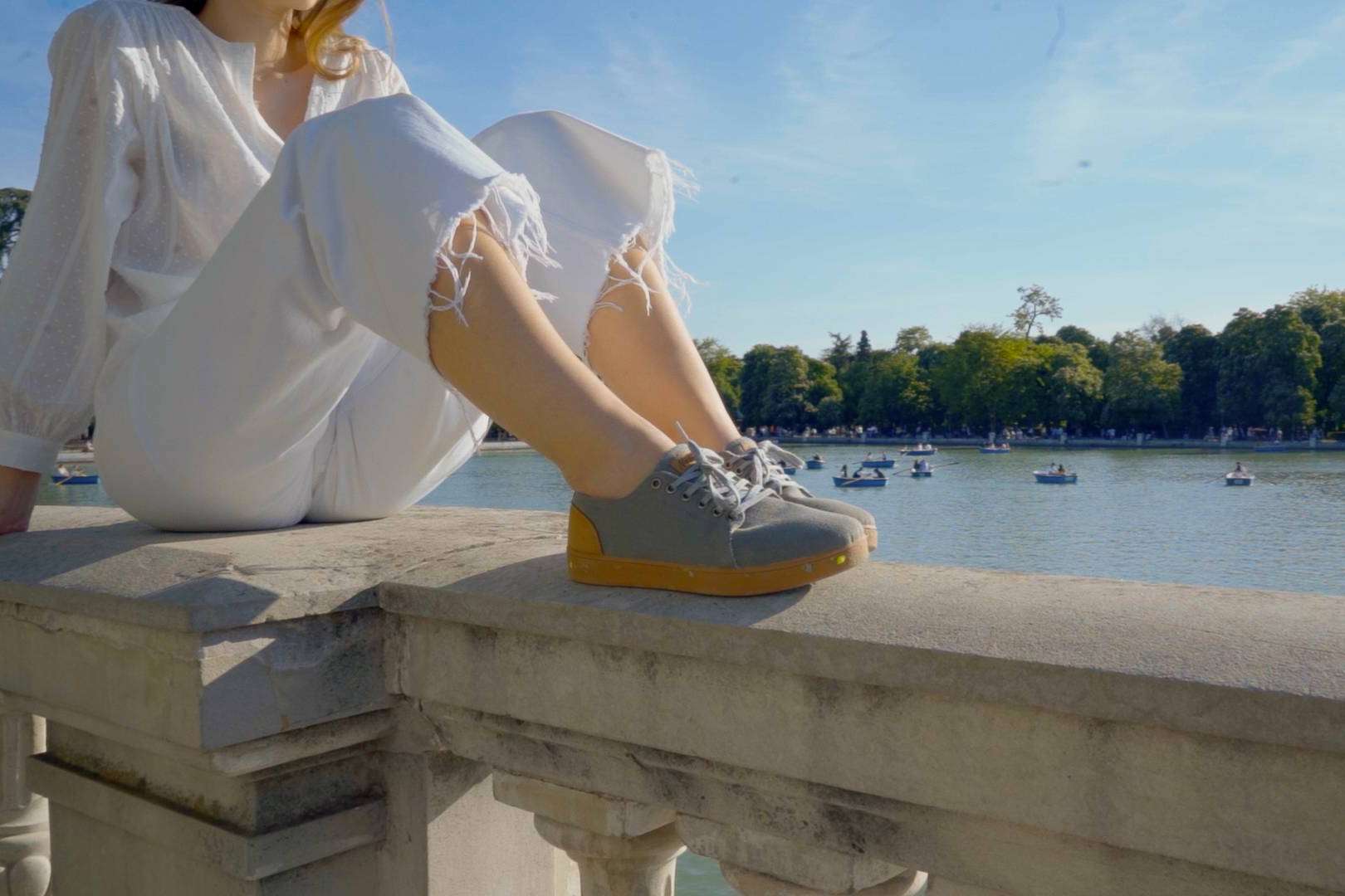 NoTime, un proyecto innovador creado en España que recicla pelotas de tenis y pádel para hacer zapatillas
