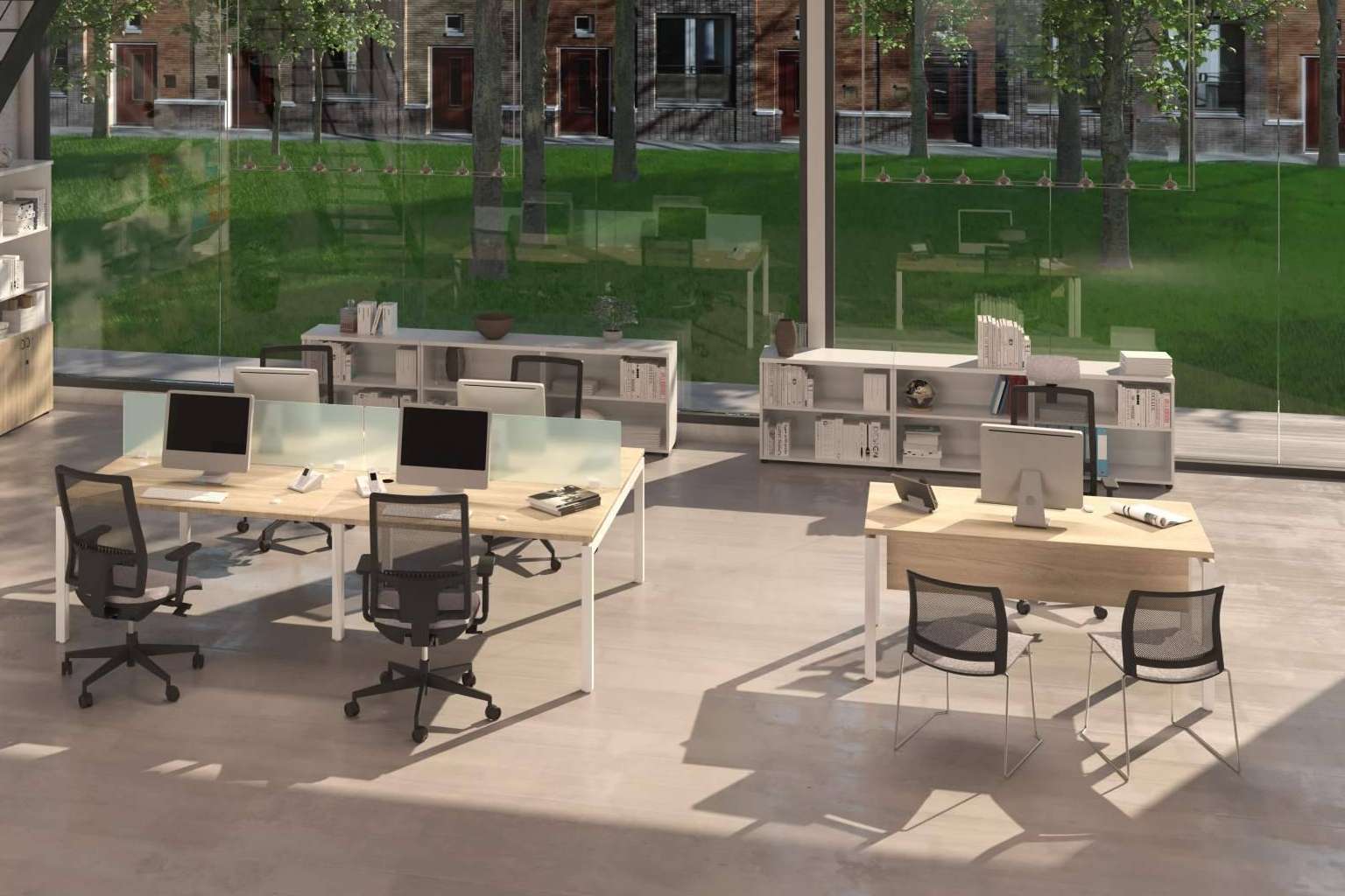 Los beneficios de la técnica open space en las oficinas, con Office Deco