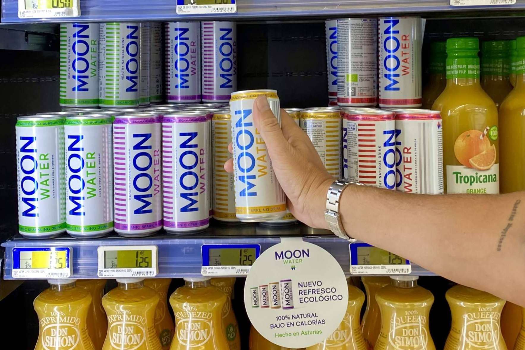 Refrescos saludables de MoonWater que revolucionan el mercado