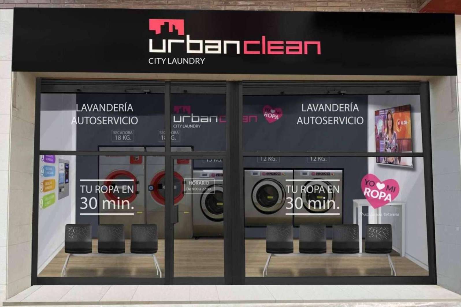 ¿Qué ofrece el modelo de franquicia de lavandería autoservicio de UrbanClean?
