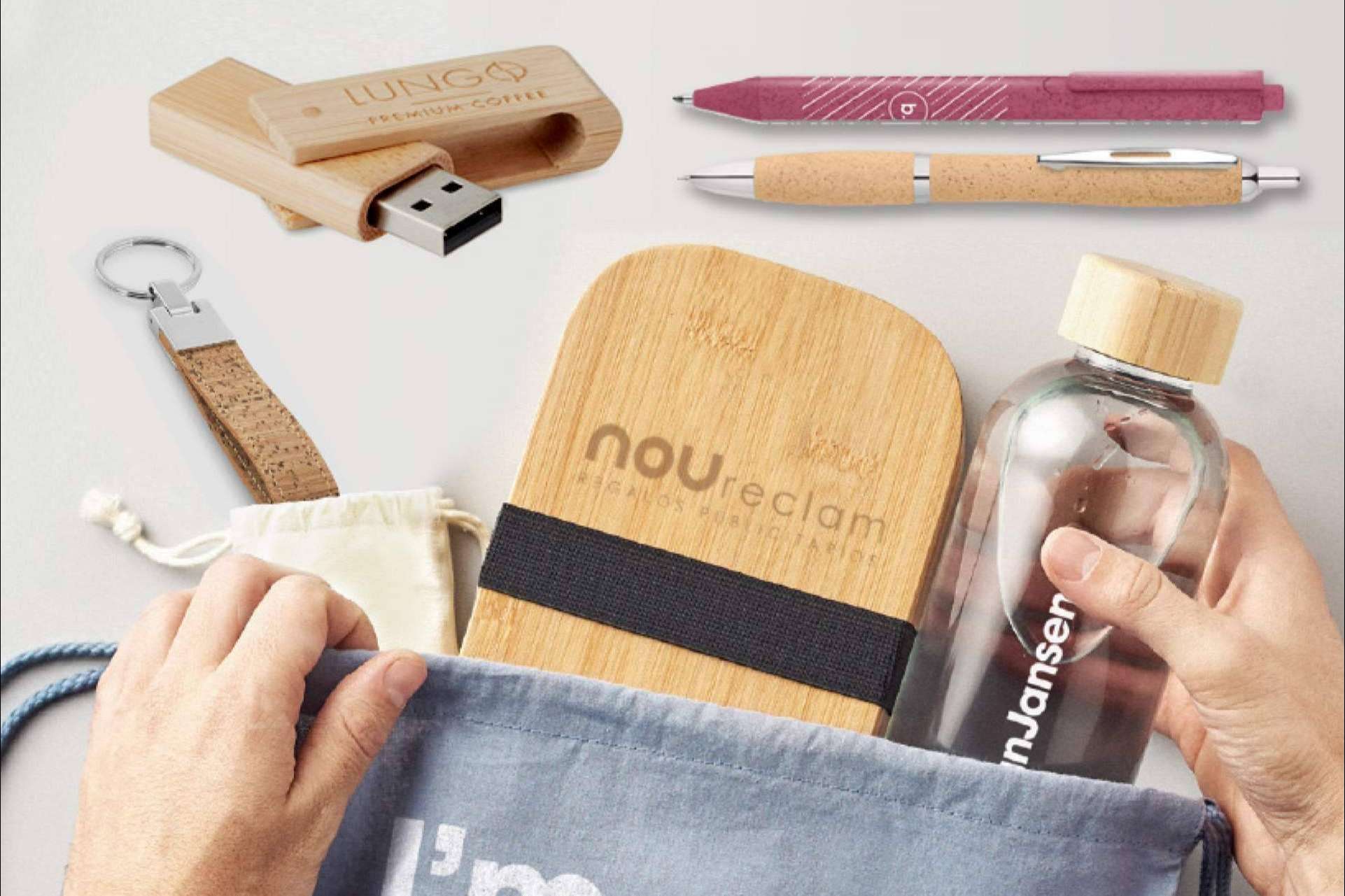 El amplio catálogo de regalos publicitarios para empresas de NouReclam
