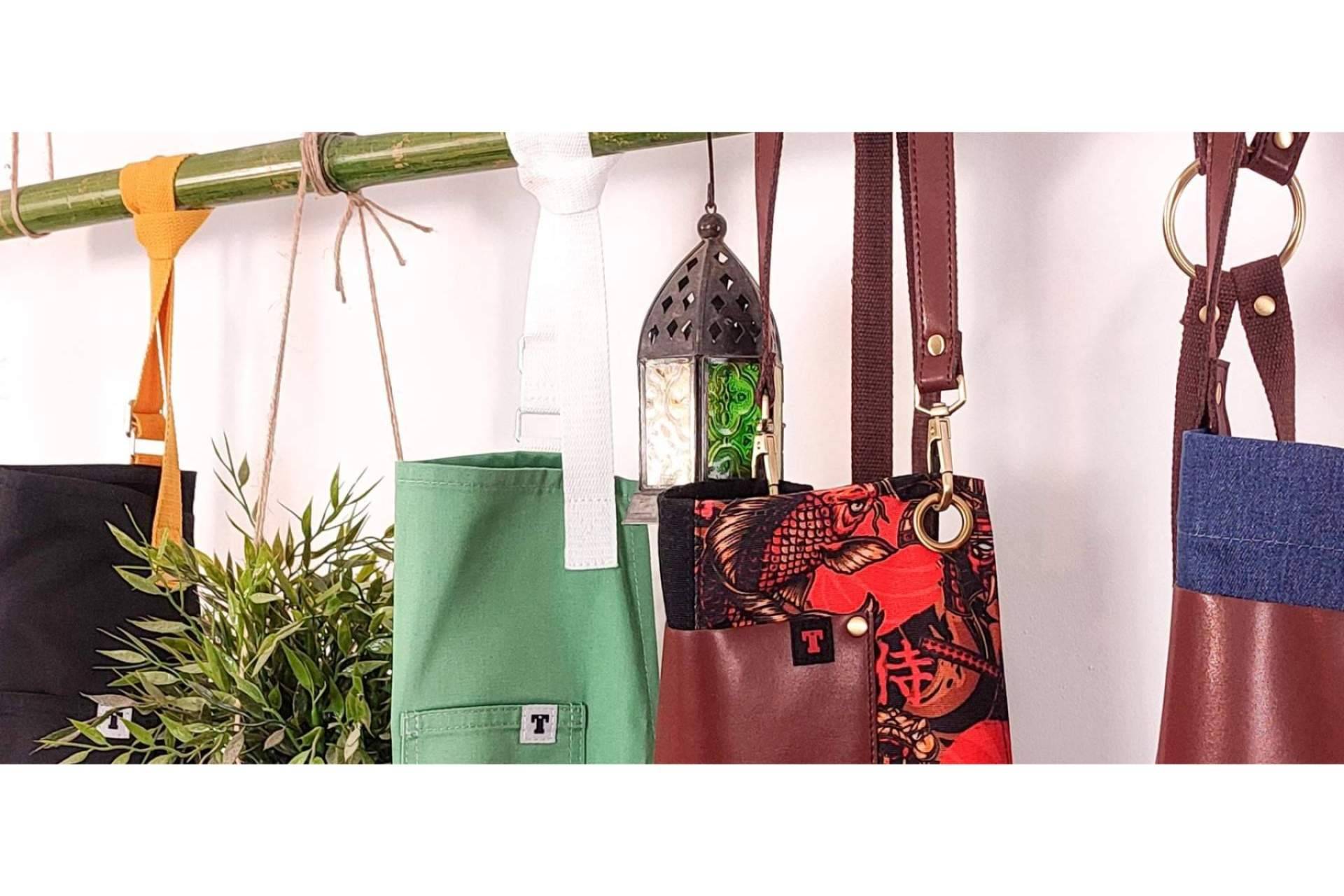 Los delantales con diseños personalizados ideales para regalar en San Valentín del pop up en X-Madrid de Tablyer