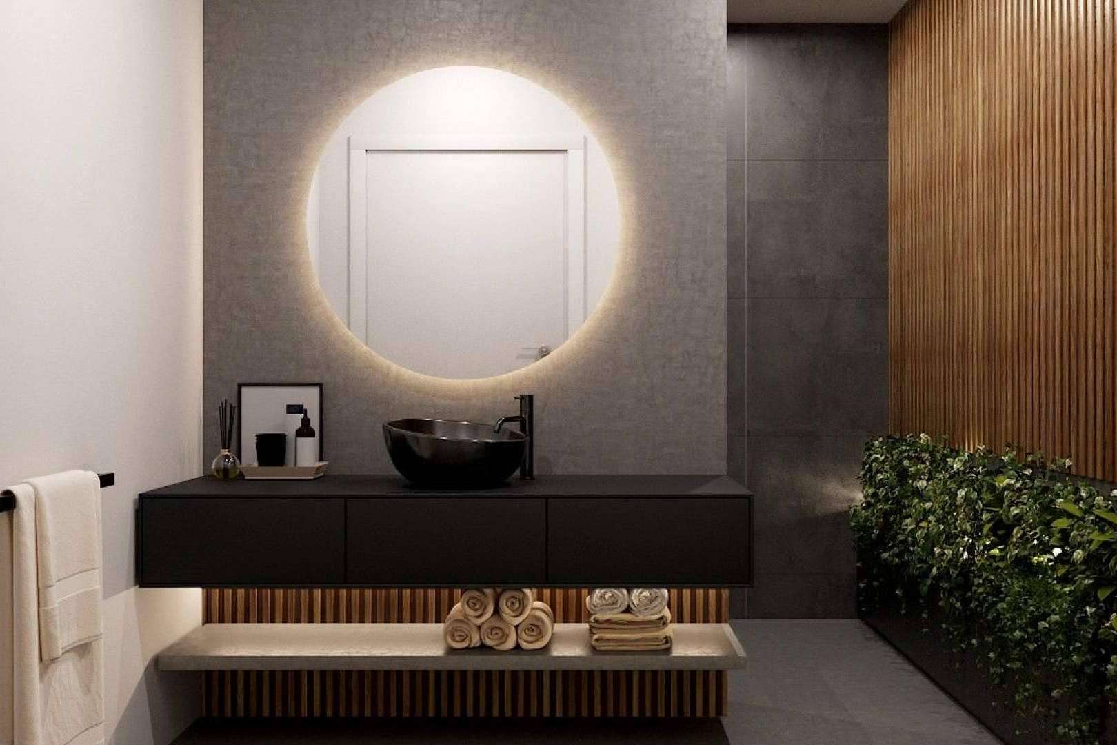 Decoración de baños y cocinas con isla con la empresa Decoradora