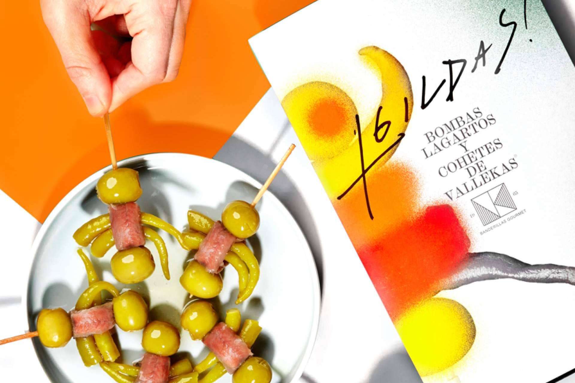 El inmejorable sabor de la gilda de anchoa a un clic de distancia, con Bombas, Lagartos y Cohetes de Vallekas