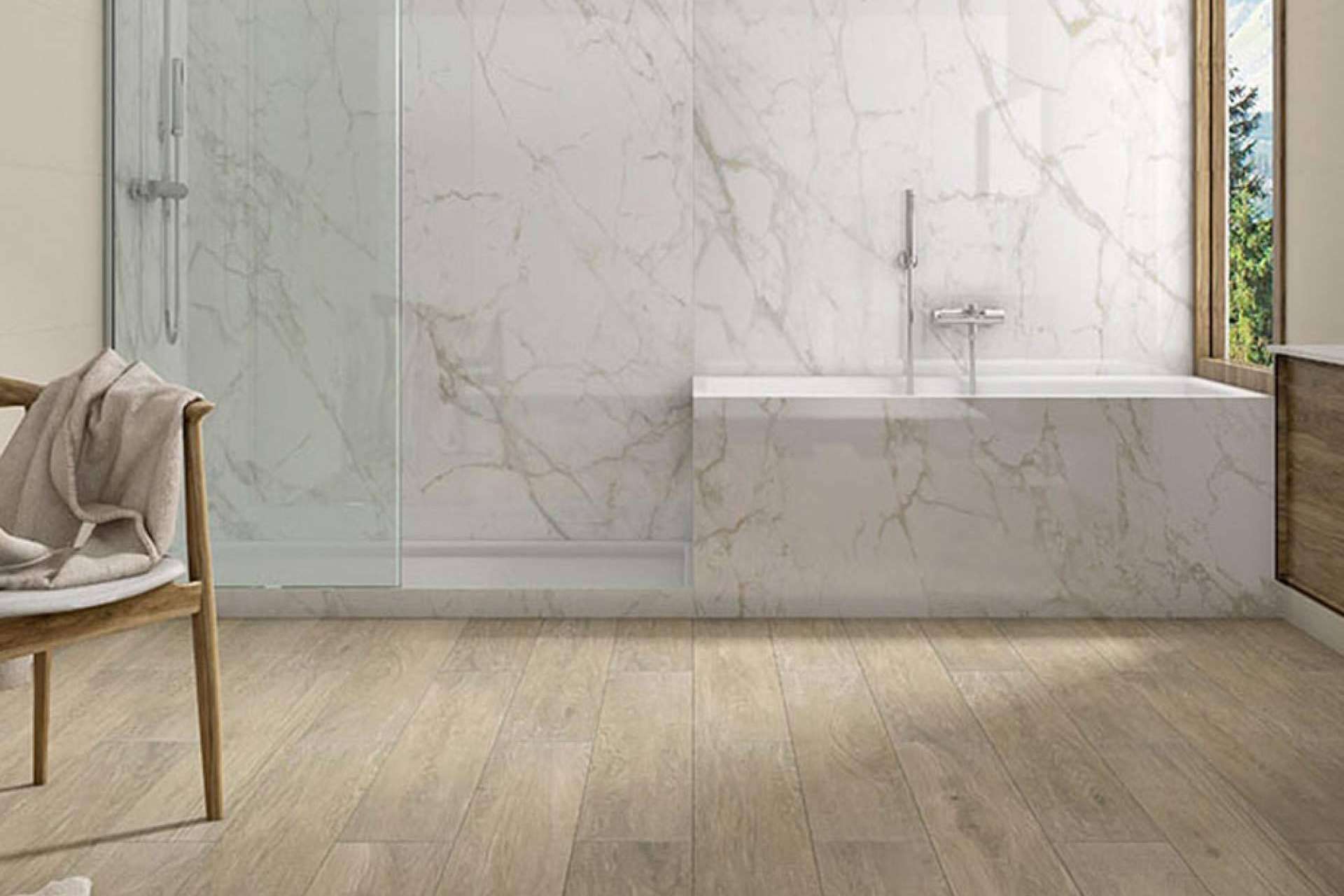 Los beneficios del suelo porcelánico imitación madera, con Duritti Cerámica