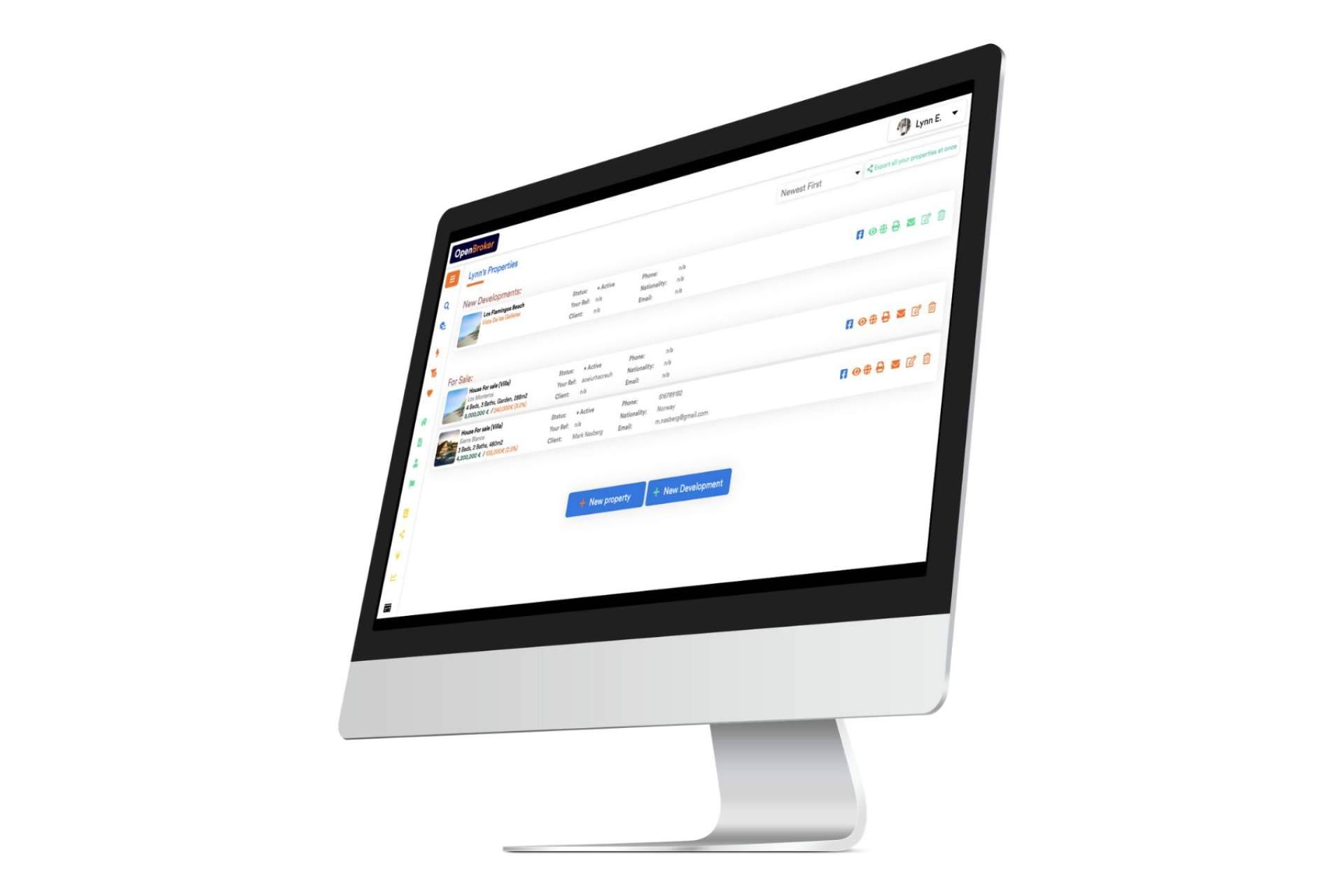 Las utilidades del software OpenBroker