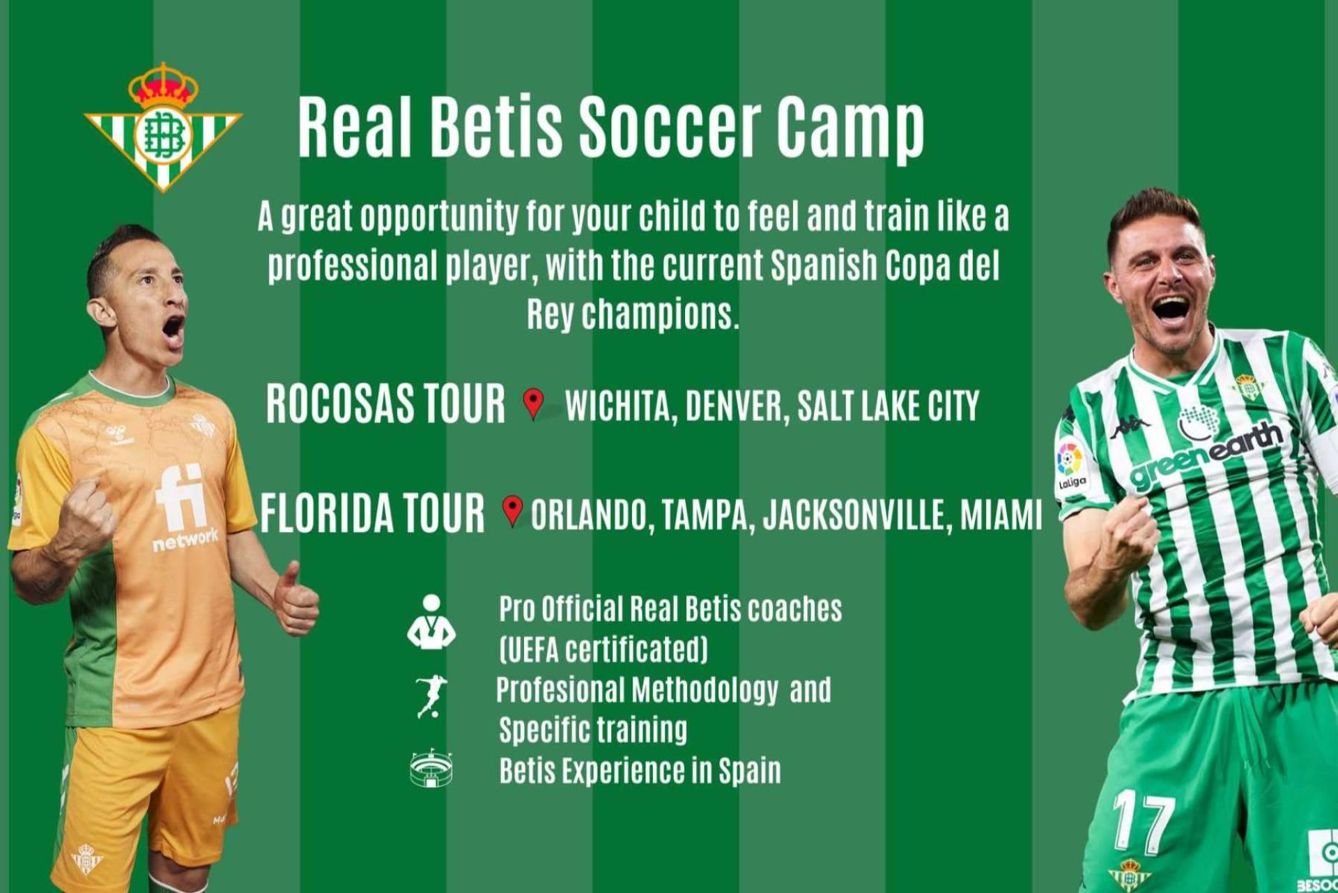 Las razones por las cuales participar en los campamentos de Real Betis Balompié