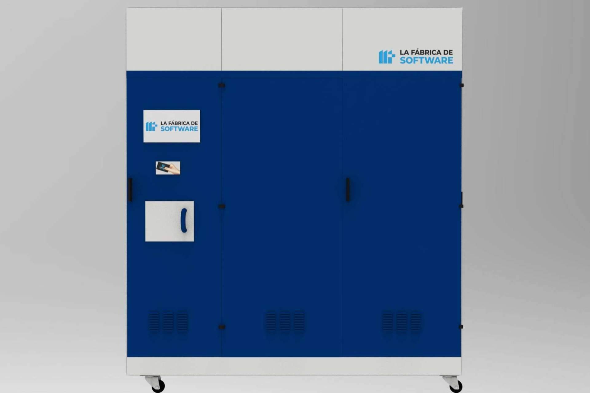 Para el control textil en hospitales, la Fábrica de Software ofrece dispensador de ropa