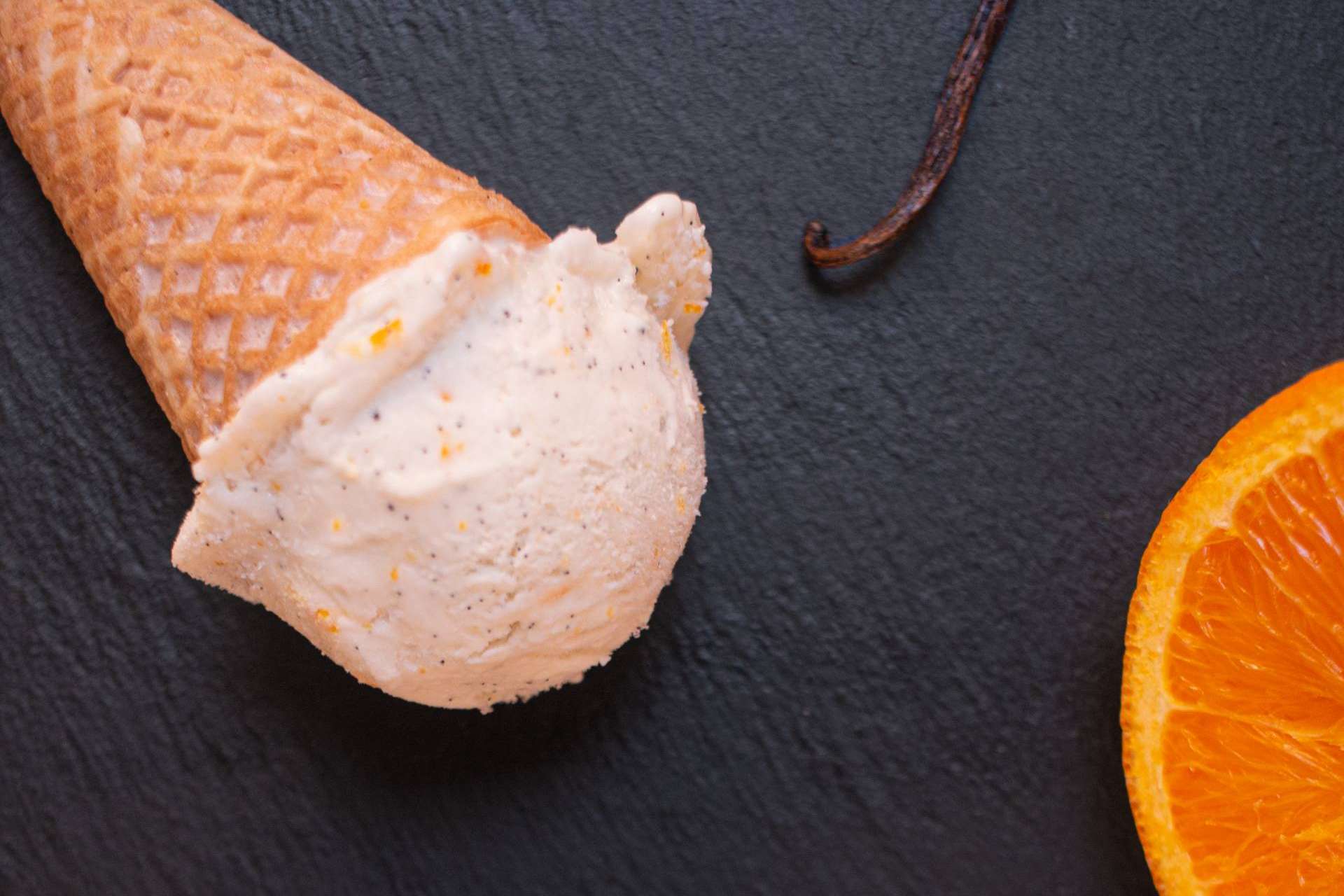 El nuevo sabor de helado de GrinGrin Foods, vainilla de Madagascar con naranja de Valencia