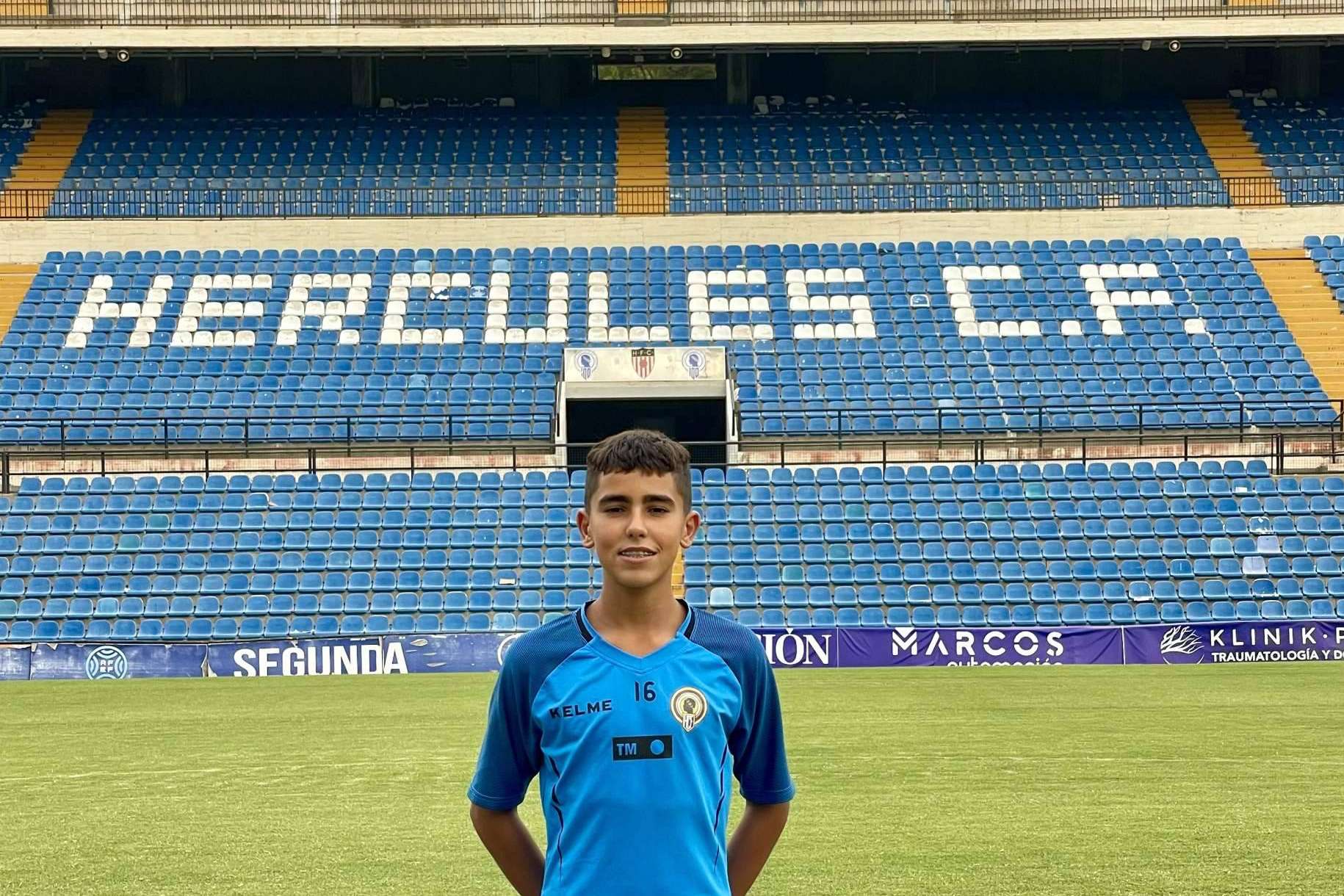 Roi López, la promesa del fútbol de 14 años