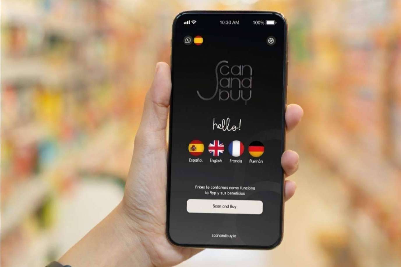 Tienda inteligente, la propuesta de Scan and Buy administrada por una aplicación de compra-venta inmediata