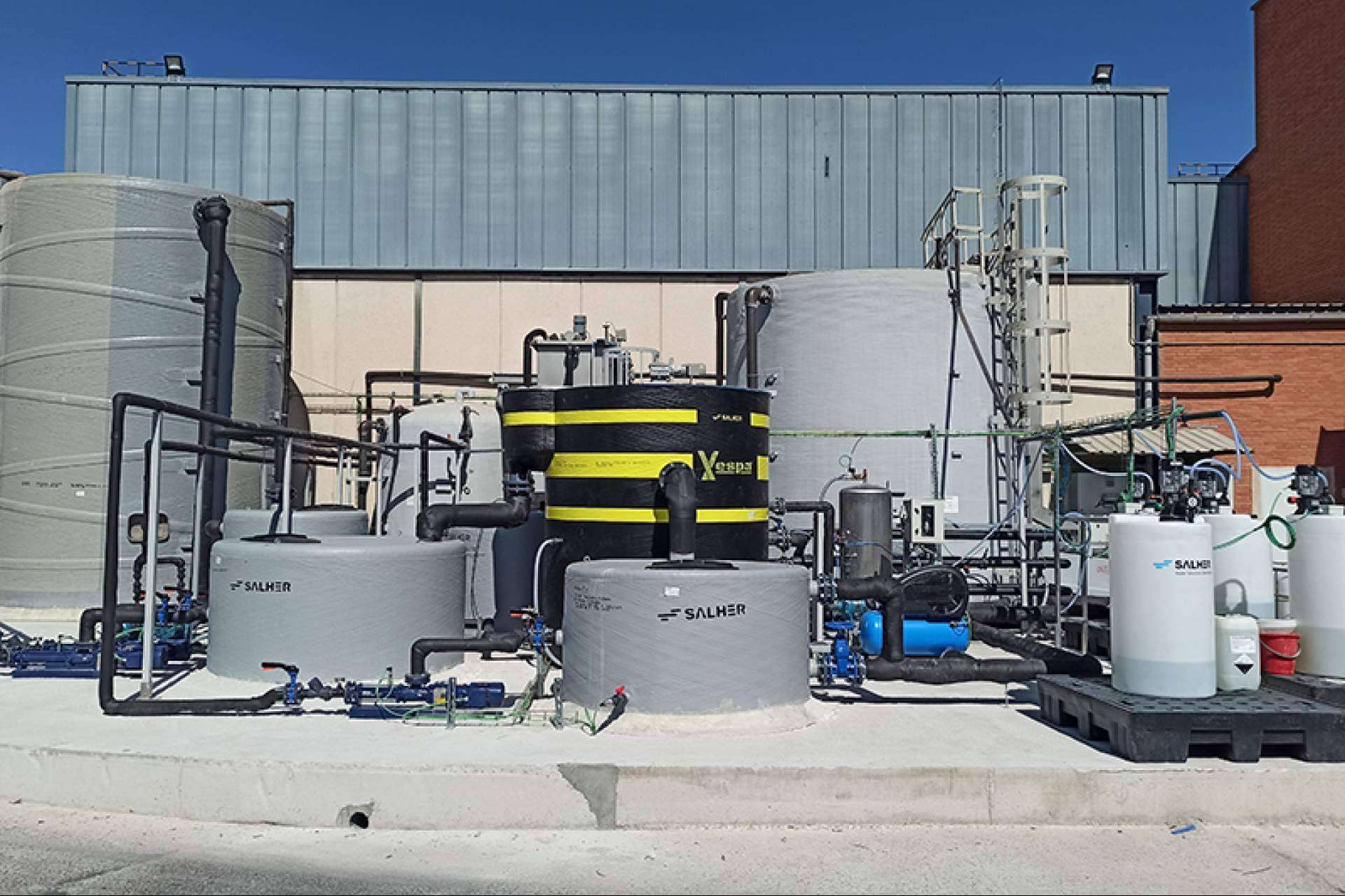 Soluciones avanzadas de Salher para el tratamiento de aguas residuales industriales