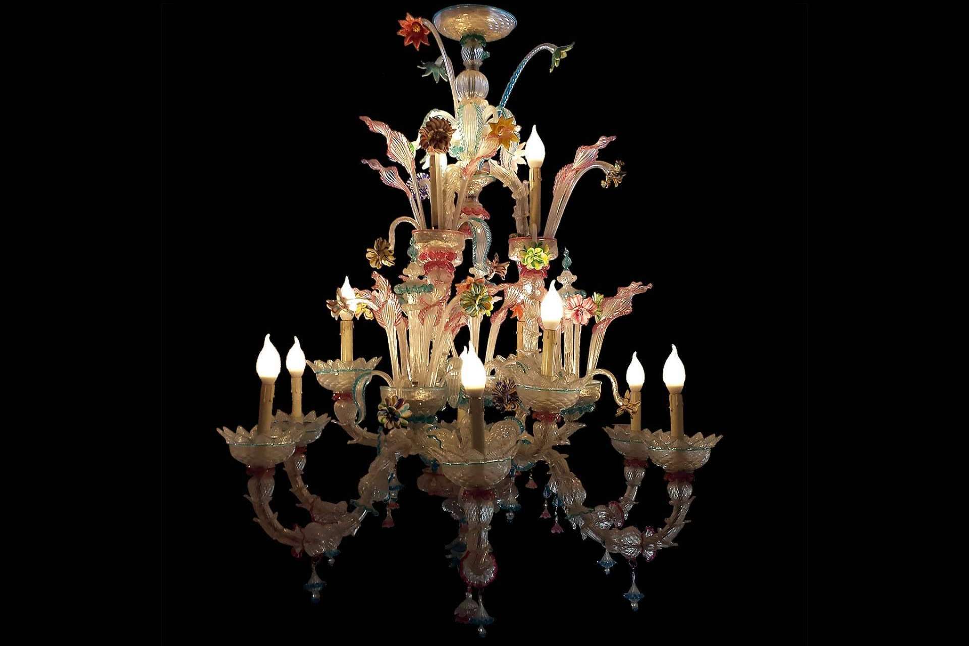 Venice Arte impulsa la elegancia artesanal con lámparas de cristal de Murano únicas