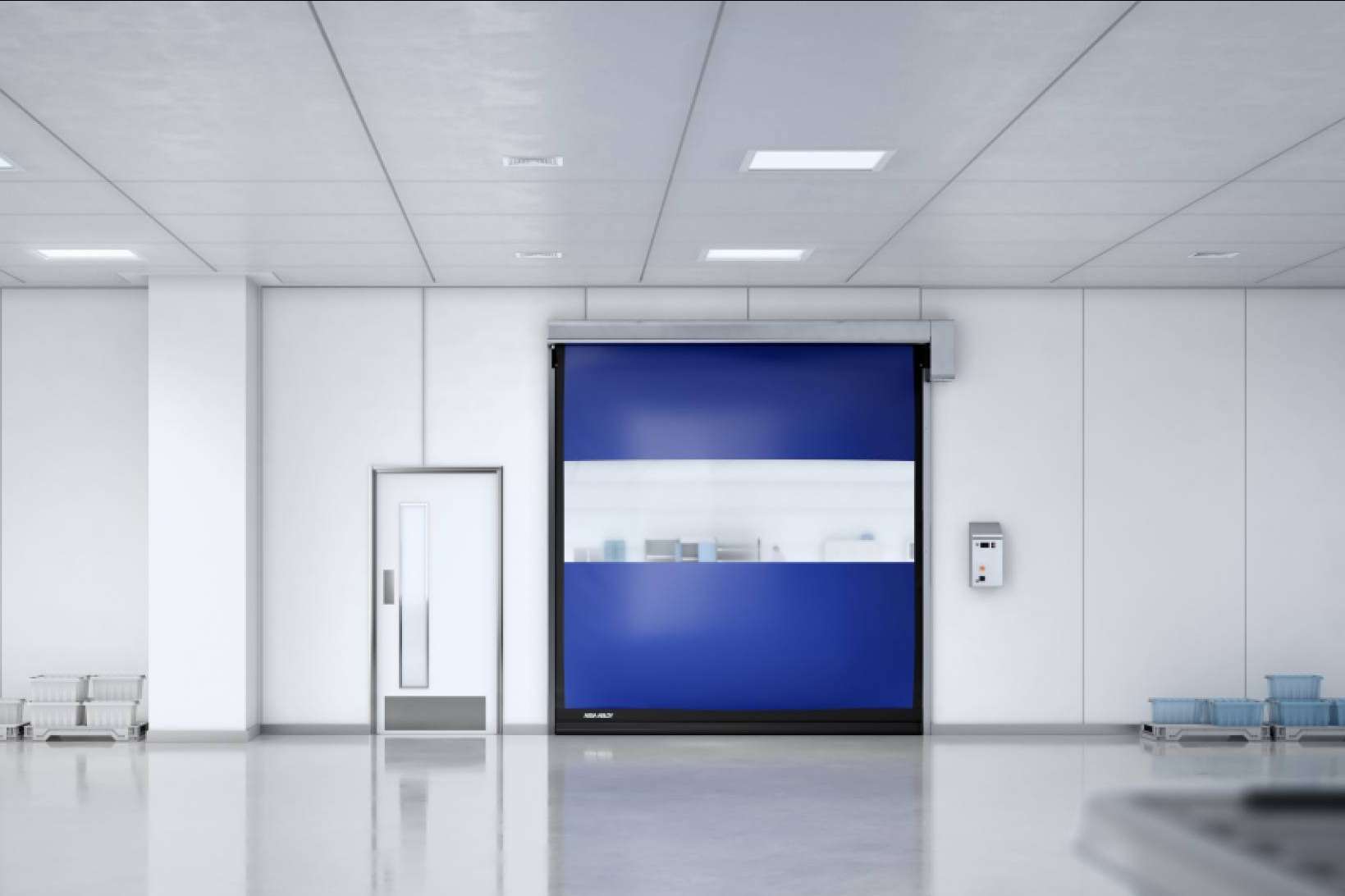 Nuevas puertas rápidas para salas blancas de ASSA ABLOY mejoran la seguridad y la higiene industrial