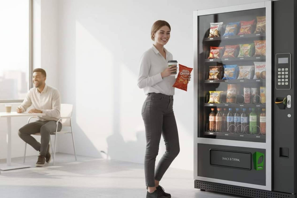Maquinas Vending C&B Señor ofrece máquinas vending personalizadas para oficinas en Madrid