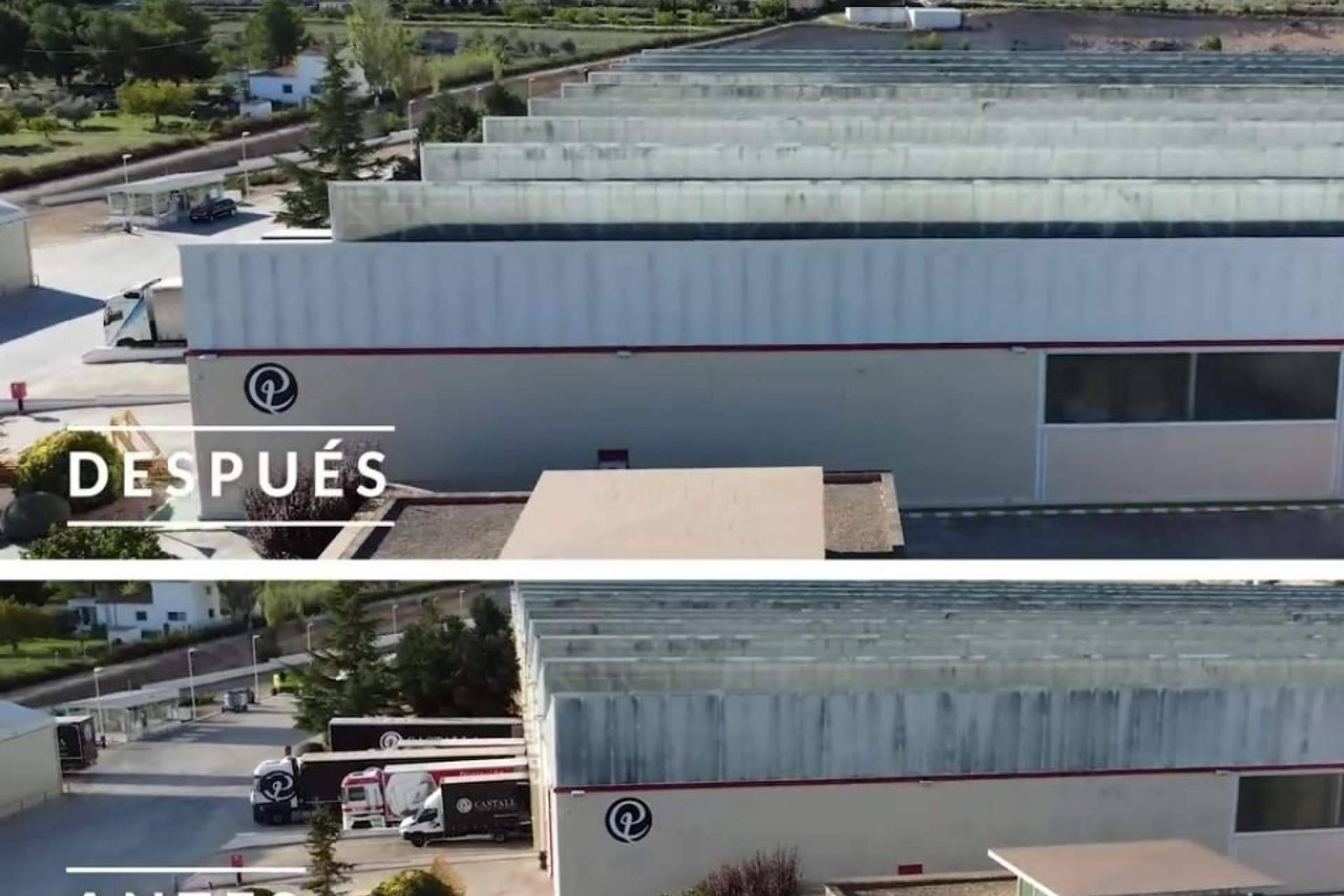 Galvañ Lacados lleva la limpieza de naves a otro nivel gracias al uso de drones