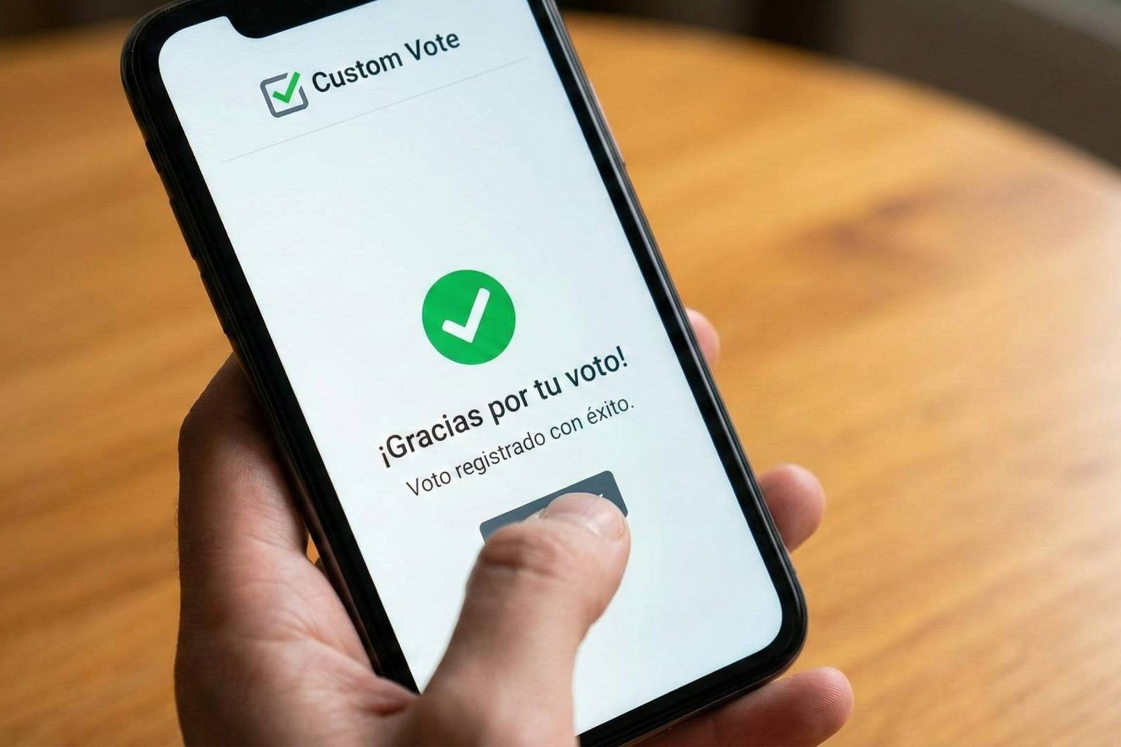 CustomVote ofrece votaciones online en tiempo real con máxima transparencia y adaptabilidad para eventos diversos