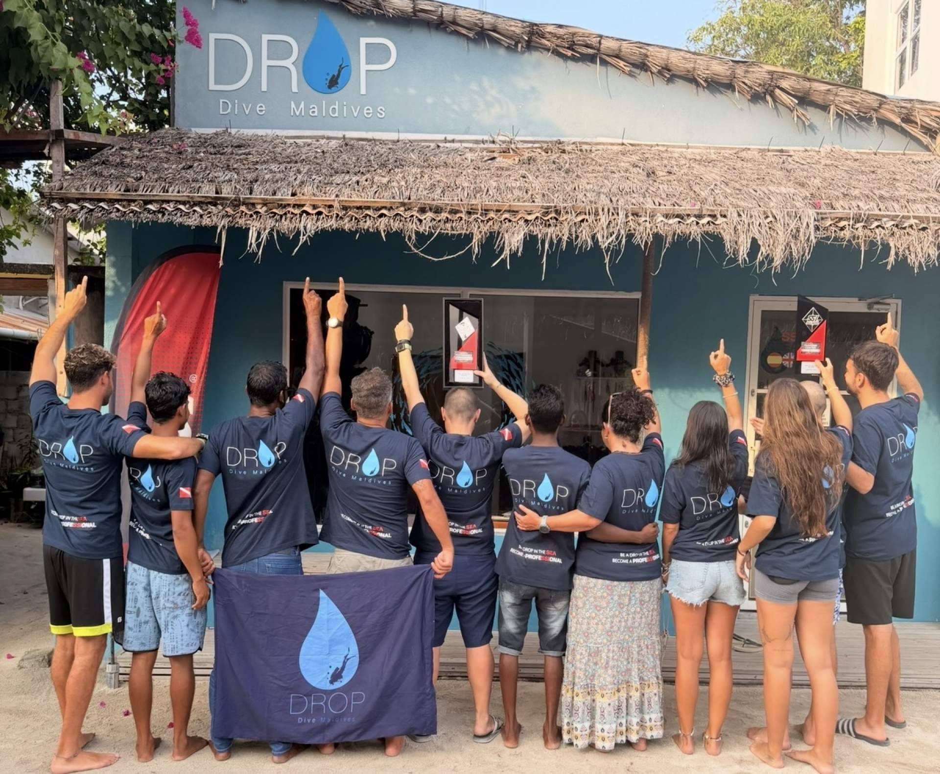 Drop Dive Maldives queda primero en el ranking de centros de buceos de Maldivas