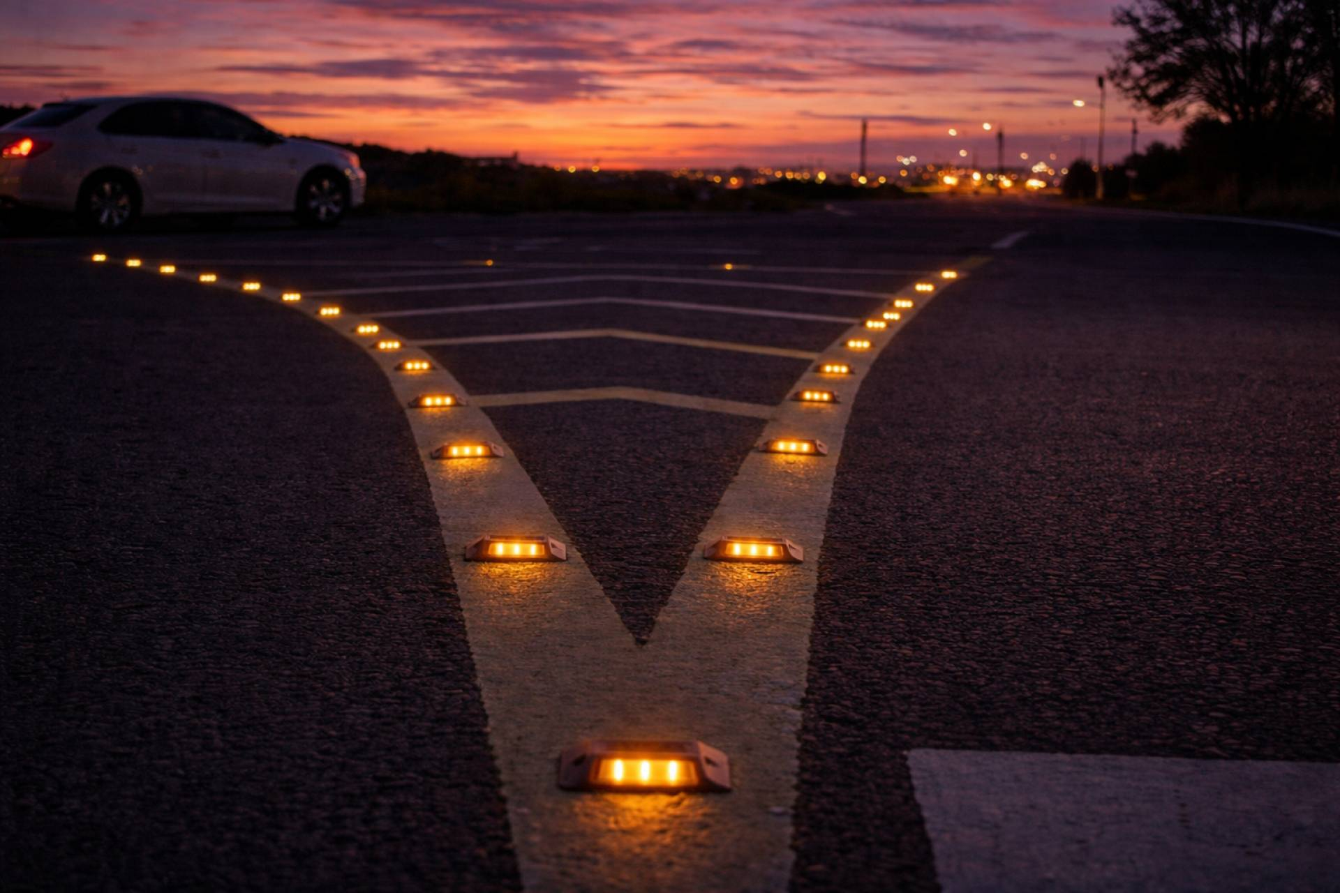 Abadecom Urban suministra captafaros solares LED resistentes para mejorar la seguridad vial