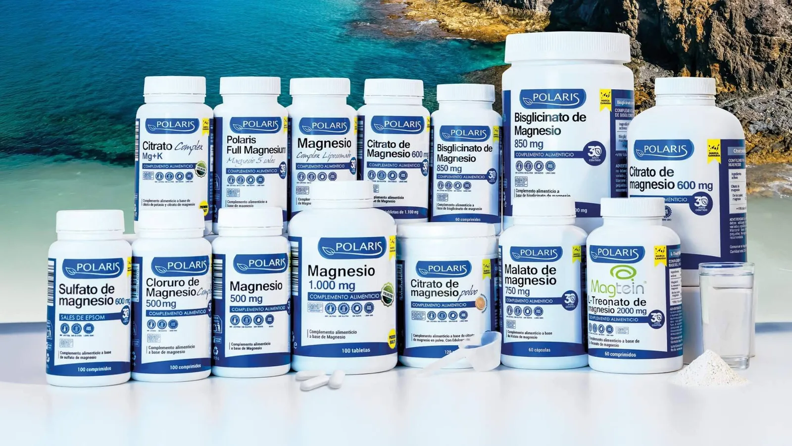 La variedad de formulaciones de magnesio define la propuesta de Polaris Formula